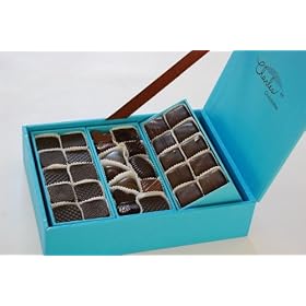 Deluxe Boxed Assortment of Truffles and Caramels - 60 Pieces by Charles Chocolates