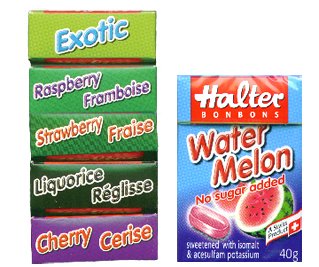 Halter - Watermelon Hard Candies - Sugar Free - 40 G by Hard Candy