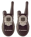 Motorola T5820 2-Way Radio AA (Graphite Black/Pair)