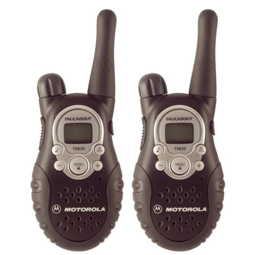  Motorola TalkAbout T5820 AA 5Mile 22Channel FRS/GMRS TwoWay Radios (Pair) (Graphite Black