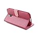 Euclid+- Rose Red Hello Kitty with Bow Knot Style Leather Case Cover for Samsung Galaxy S5 with Hello Kitty Style Cable Tie