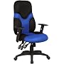 High Back Mesh Ergonomic Task Chair with Adjustable Arms [BT-6001-BEBK-GG]