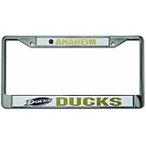 NHL Chrome License Plate Frame