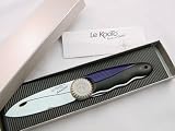 Le Kooto French Designer Sporting retractable knife in gift box STORM