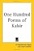 One Hundred Poems of Kabir width=