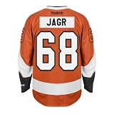 Jaromir Jagr Philadelphia Flyers Reebok Premier Replica Home NHL Hockey Jersey Size L