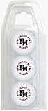 New Mexico State Aggies Top Flite XL Golf Balls 3 Ball Sleeve (Set of 2)