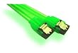 18" Serial ATA UV Cable (green).