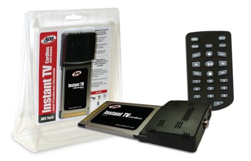 ADS Instant TV Cardbus TV Karte analog Notebook Fernbedienung Timeshift Video-IN