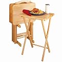Rectangle 5-pc. TV Table - Beechwood