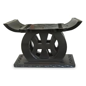 Wood throne, 'Friend'