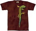Bright Eyes T-Shirt 100% Cotton Short Sleeve Lizard Shirt (Adult Medium)