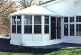 Gazalum 12 x 12 Single Door 5 Side Glas Window Gazebo-Brown