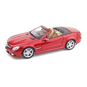 2009 Mercedes-Benz SL550 Convertible 1/18 Red