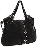 Stuart Weitzman Women's Hippiebeads Hippiebeha Satchel,Black Sport Suede,One Size