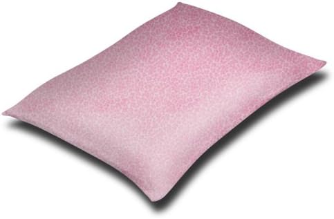 Silver Rest Sleep Shop 25-Inch by 19-Inch Kids Memory Foam Chip Pillow, Cheetah Pink
