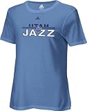 Utah Jazz -Women's- Light Blue Horizon Tee