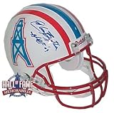 Elvin Bethea Autographed/Hand Signed Full Size Pro Oilers Helmet with HOF 03 Inscription