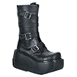 Demonia Boots Women's SWAT-404 3 3/4" Platform Calf Boot