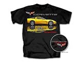 Corvette C6R/Z06 Racing Reflections Black T-shirt