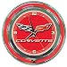 Corvette C6 Neon Clock - 14 inch Diameter - Red - Game Room Products > Neon Clocks > Automotive