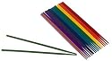 Typhoon Pack of Rainbow Lacquer Chopsticks, 10 Pairs