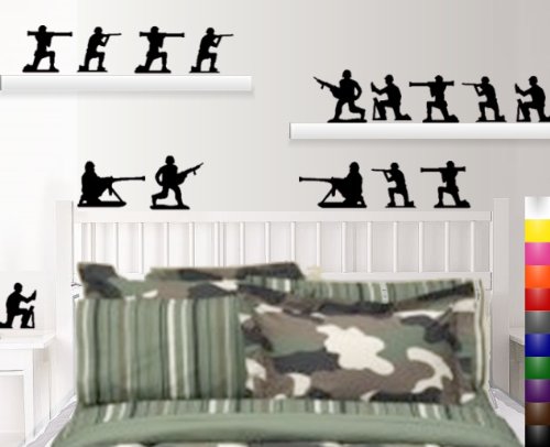 new year StikEez Military 15 Pack Various WindowB0053EXPJG