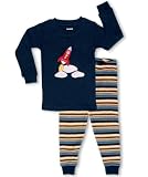 Leveret “Space Rocket” 2 Piece Pajama 100% Cotton (12-18 Months)
