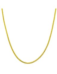 14 Karat Yellow Gold 1.4-mm Popcorn Chain (16 Inch)