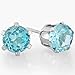 1.50 CT 6MM REAL NATURAL GENUINE ROUND SHAPE BLUE title=