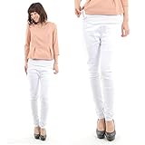 Best of Luck マタニティ カラー スキニー アウトレット w_p_b_029 (L, ホワイト)