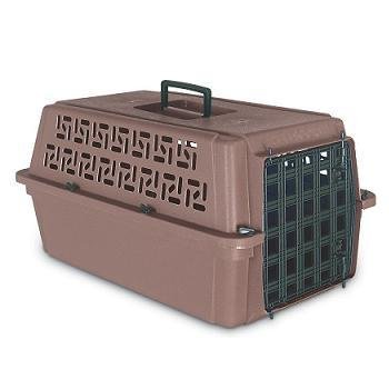 Petmate Pet Escorts Portable Kennel, Small, Color:Brown