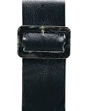 4" Wide Faux-Leather Santa Claus Costume Accessory Belt