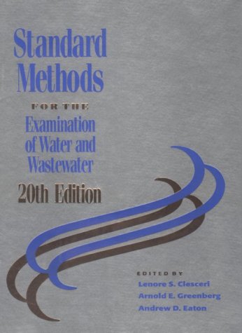City Travel Guides Discounted  Books : Standard Methods for the Examination of Water and Wastewater
