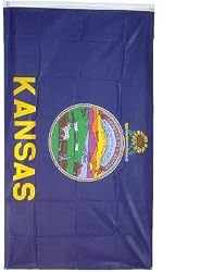 Large New 2x3 Kansas State Flag US USA American Flags