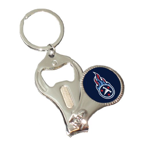 NFL Tennessee Titans 3-in-1 Nailclipper Keychain