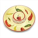 Chile Pepper Motif Chip & Dip Platter / Condiment Server - Aspen Country Store