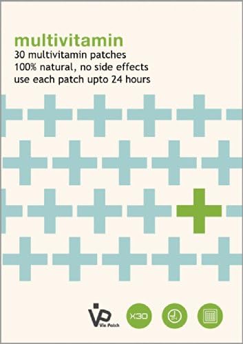 Vie Patch MULTIVITAMIN PATCHES Pack of 30, 100% Natural, No side effects, use each patch upto 24 hours
