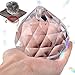 Lulonpon 80mm/3.15Inch Hanging Prisms Pendant,Crystal Prisms Rainbow Maker Crystal Suncatchers for Windows, Crystal Pendant,Garden Decoration,Super Sparkly and Flawless
