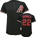 Eric Byrnes Black Majestic MLB Alternate Replica Arizona Diamondbacks Jersey