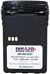 DRS4023LI EX500 7.2V 1800 mAh li-Ion portable two way radio walkie talkie battery For EX500 EX600 PRO5150 Elite PTX700 PTX760 GP688 Replaces JMNN4024CR PMNN4094A JMNN4023BR JMNN4023 JMNN4024 JMNN4023CR PMNN4094B PMNN4094C