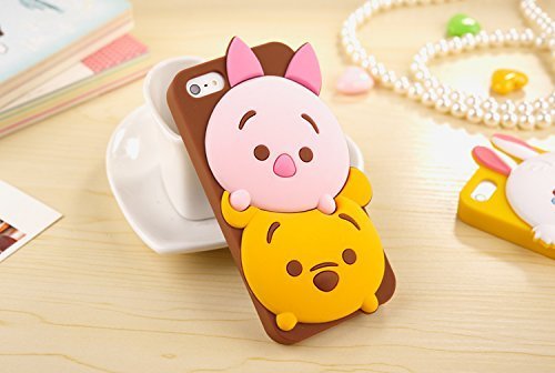 iPhone 6 Case, 3D Cute Cartoon Animal Soft Silicone Gel Back Case Cover for 4.7 inches iPhone 6 (Piglet)