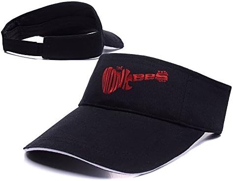 ZHHUA The Monkees Guitar Logo Adjustable Embroidery Tennis Golf Baseball Hat Sun Visor Cap