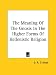 Book The Meaning Of The Gnosis In The Higher Forms Of Hellenistic Religion