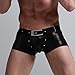 XUBA New Mens Low Rise Sexy Underwear Trunk Boxer Brief Black 1227