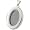 www.kunstofffenster.com - Schmuck-Pur Echt Silber Medaillon Anh�nger Oval mit Fenster