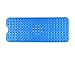 NTTR Non-Slip Anti-Bacterial Massage 16 x 39 Inches Bath Mat, Blue