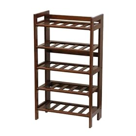 <b>Winsome Wood Foldable Wine Rack, Walnut</b>