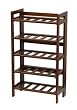 Winsome Wood Foldable Wine Rack, Walnut