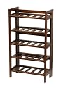 Winsome Wood Foldable Wine Rack, Walnut